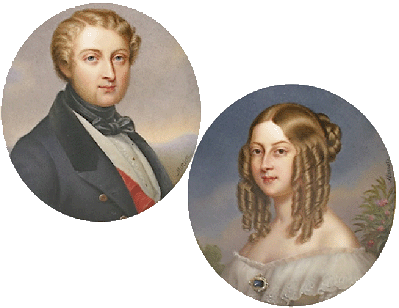Louis Charles Philippe Raphaël d'Orléans et Victoire de Saxe-Cobourg-Kohary
